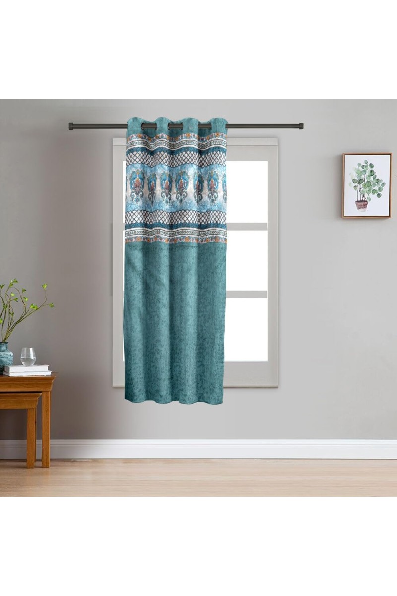 Home Beautiful 5ft. Dark Green Window Curtain - (M2934)