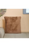 Home Beautiful Brown Polyester Cushion Cover