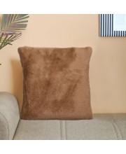 Home Beautiful Brown Polyester Cushion Cover