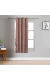 Home Beautiful 5 ft. Brown Polyester Curtain - (M2845)
