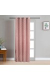 Home Beautiful 7 ft. Pink Polyester Curtain - (M2816)