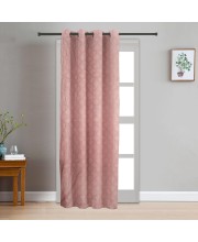 Home Beautiful 7 ft. Pink Polyester Curtain - (M2816)