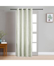 Home Beautiful 7ft. Light Green Polyester Curtain - (M2768)