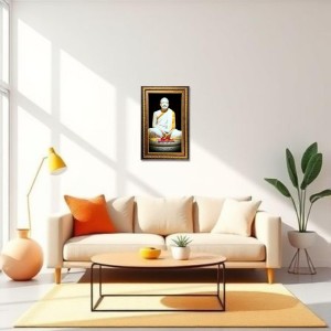 Ramakrishna Paramahamsa Digital Golden Balck Color Photo Frame | Hindu Religious Wall Decor | 16x22 Inches - Inspirational Wall Art for Office, Home Decor - Ideal Spiritual Gift (F16619) Ramakrishna Paramahamsa Digital Golden Balck Color Photo Frame | Hindu Religious Wall Decor | 16x22 Inches - Inspirational Wall Art for Office, Home Decor - Ideal Spiritual Gift (F16619)