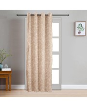 Home Beautiful 7ft. Brown Polyester Door Curtain - (M2873)