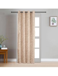Home Beautiful 7ft. Brown Polyester Door Curtain - (M2873)