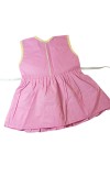Cotton Baby Girl Frock for 0-9 Months ? Soft & Stylish Infant Dress | Sleeveless Newborn Frock with Lace Detailing | Comfortable for Babies (Pink)