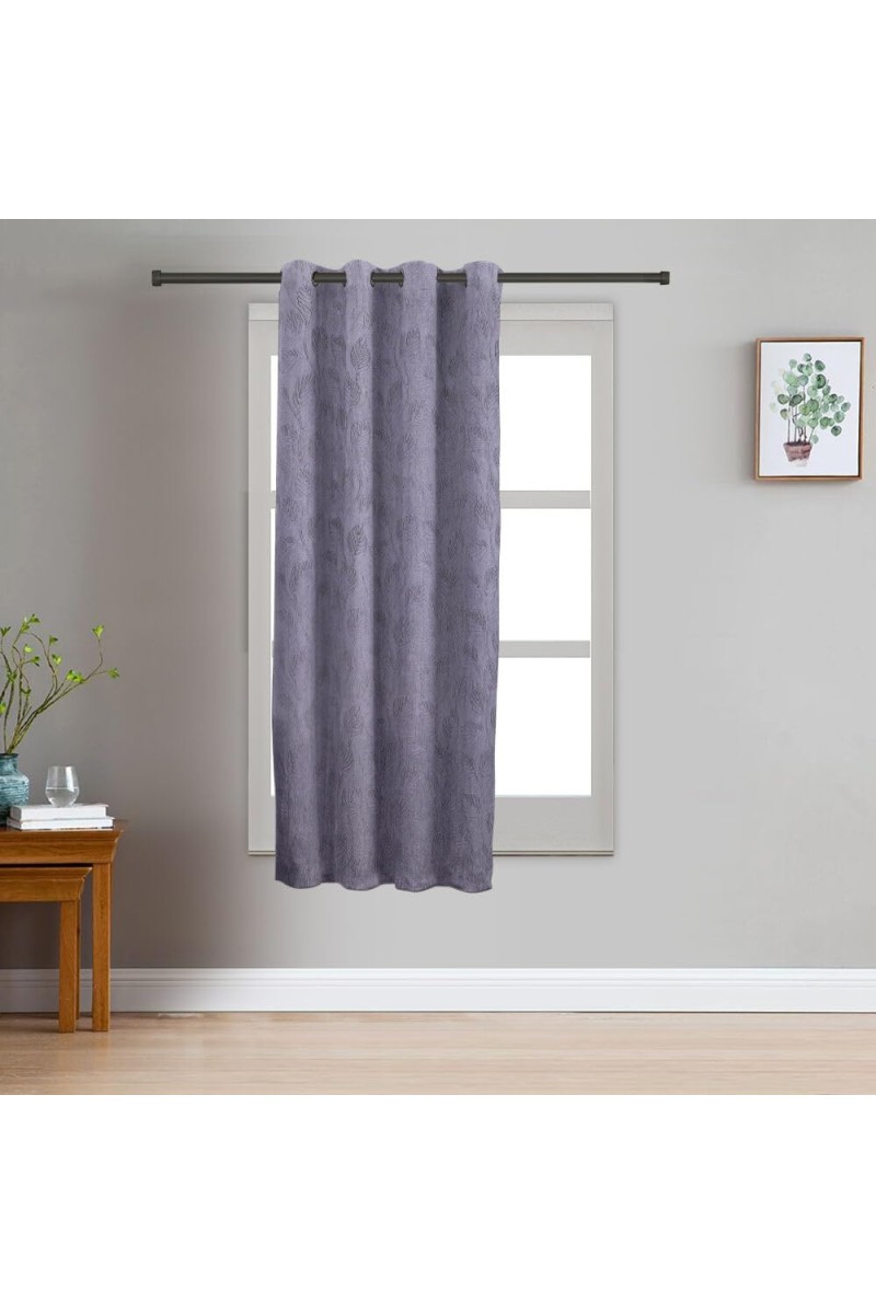 Home Beautiful 5 ft. Wine Polyester Curtain - (M2811)