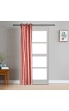 Home Beautiful 7ft. Pink Microfiber Door Curtain - (M2912)