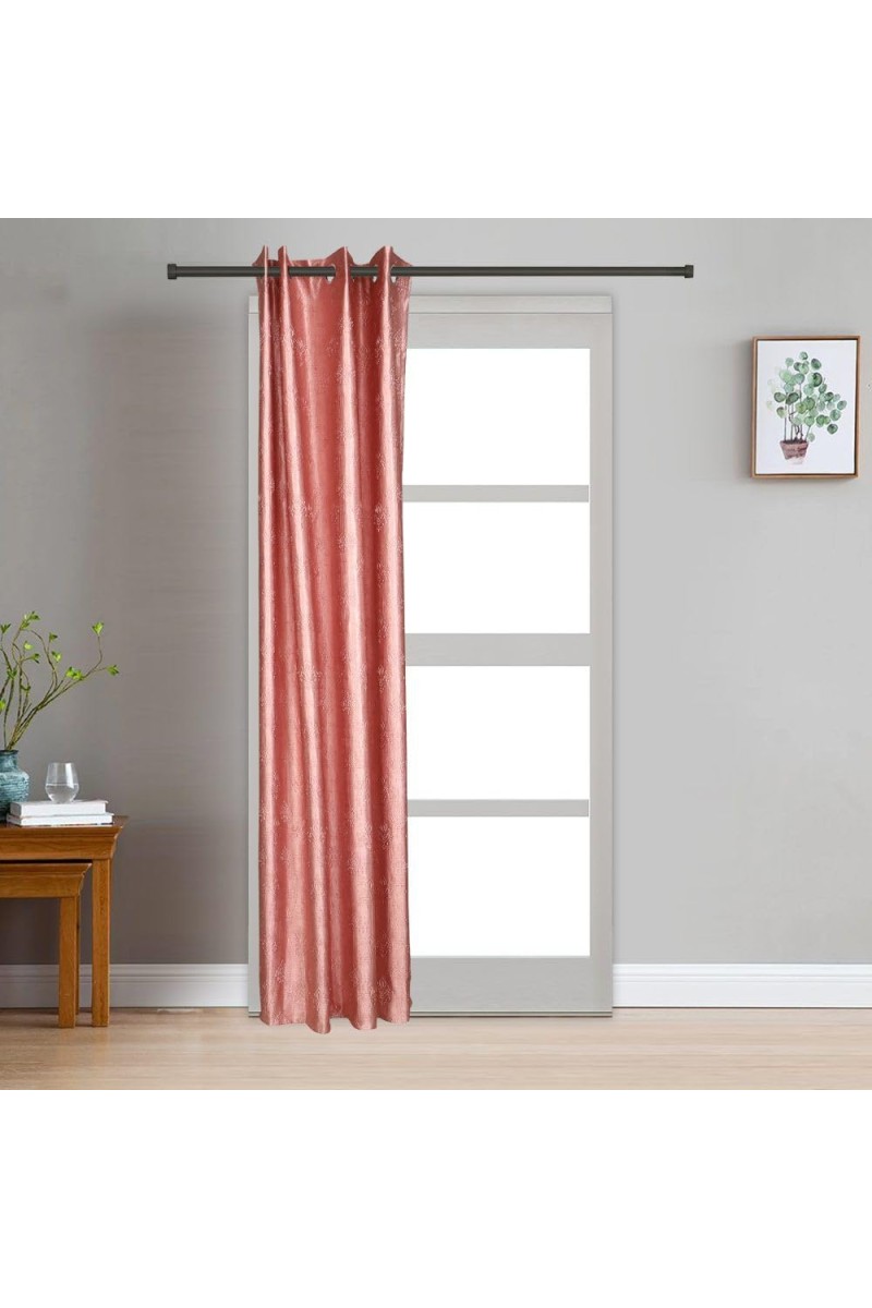 Home Beautiful 7ft. Pink Microfiber Door Curtain - (M2912)