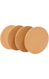 3mm MDF Board 4inch Round Cutouts for Arts & Crafts, Smooth Unfinished Wood Circles for Painting, DIY Crafts, Laser Cutting & Engraving (Pack of 4)