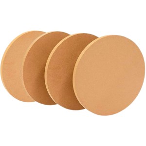 3mm MDF Board 4inch Round Cutouts for Arts & Crafts, Smooth Unfinished Wood Circles for Painting, DIY Crafts, Laser Cutting & Engraving (Pack of 4) 3mm MDF Board 4inch Round Cutouts for Arts & Crafts, Smooth Unfinished Wood Circles for Painting, DIY Crafts, Laser Cutting & Engraving (Pack of 4)