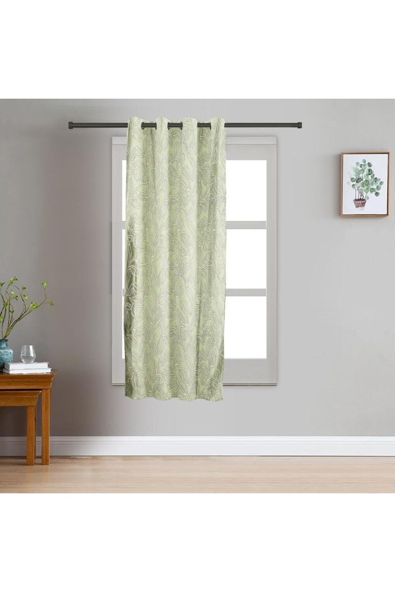 Home Beautiful 5ft. Green Window Curtain - (M2872)