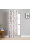 Home Beautiful 7ft. Grey Microfiber Door Curtain - (M2866)