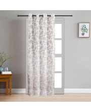 Home Beautiful 7ft. Grey Microfiber Door Curtain - (M2866)
