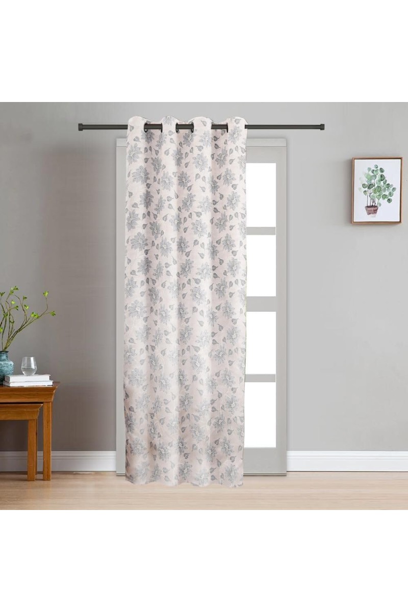 Home Beautiful 7ft. Grey Microfiber Door Curtain - (M2866)