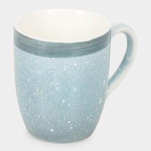 Hitech Sales 320 ml Stoneware Mug Blue | Microwave Safe Ceramic Cup | Ideal for Daily Use Hitech Sales 320 ml Stoneware Mug Blue | Microwave Safe Ceramic Cup | Ideal for Daily Use
