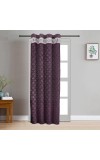 Home Beautiful 7ft. Purple Polyester Curtain - (M2778)