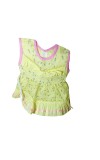 Cotton Baby Girl Frock for 0-9 Months ? Soft & Stylish Infant Dress | Sleeveless Newborn Frock with Lace Detailing | Comfortable for Babies (Yellow)
