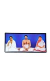 Hitech Anukul Chandra Thakur wih borda and boroma Religious Frame Laminated Photo with Back Support Mount Small Size
