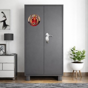 Stainless Steel Round Maa Kali Fridge Magnet | Devotional & Decorative Refrigerator Magnet for Home & Office | Pack of 1 Stainless Steel Round Maa Kali Fridge Magnet | Devotional & Decorative Refrigerator Magnet for Home & Office | Pack of 1
