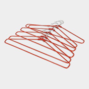 Steel Cloth Hanger Set of 6 40 X 20 cm (Pack of 6)