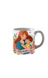 Happy Mother’s Day Printed Customized Coffee Mug – 325 Ml Ceramic Mug – Gift for Mom from Daughter or Son – Dishwasher & Microwave Safe