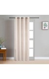 Home Beautiful 7 ft. Off White Polyester Curtain - (M2781)