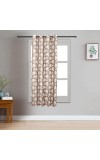 Home Beautiful 5 ft. Brown Polyester Curtain - (M2779)