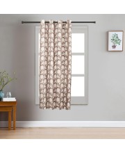 Home Beautiful 5 ft. Brown Polyester Curtain - (M2779)