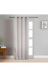 Home Beautiful 7ft. Grey Polyester Door Curtain - (M2875)