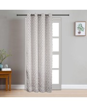 Home Beautiful 7ft. Grey Polyester Door Curtain - (M2875)