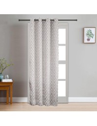 Home Beautiful 7ft. Grey Polyester Door Curtain - (M2875)