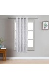 Home Beautiful 5ft. Light Grey Polyester Curtain - (M2767)
