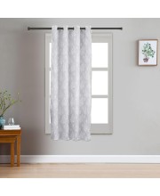 Home Beautiful 5ft. Light Grey Polyester Curtain - (M2767)