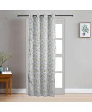 Home Beautiful 7 ft. Light Blue Polyester Curtain - (M2820)