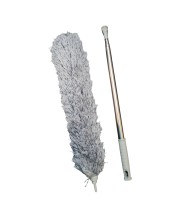 HiTechMart 2025 Upgraded Long Handle Microfiber Feather Ceiling Duster for Dust Cleaning with extendable Pole 100 Inch with Anti Scratch Bendable Brush for Cleaning High Cobweb Stick high Ceiling Fan