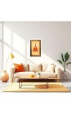Swami Vivekananda Digital Golden Balck Color Photo Frame | Hindu Religious Wall Decor | 18x24 Inches - Inspirational Wall Art for Office, Home Decor - Ideal Spiritual Gift (F16950)