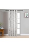 Home Beautiful 7ft. Light Grey Microfiber Door Curtain - (M2924)