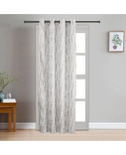 Home Beautiful 7ft. Light Grey Microfiber Door Curtain - (M2924)