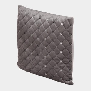 Home Beautiful Dark Grey Velvet Cushion Cover