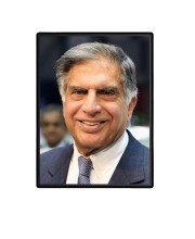 Ratan Tata Laminated Photo - 11x13 Inches, Divine Blessings for Home & Office and Temple Decoration