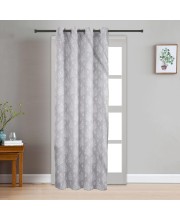 Home Beautiful 7ft. Light Grey Polyester Curtain - (M2764)