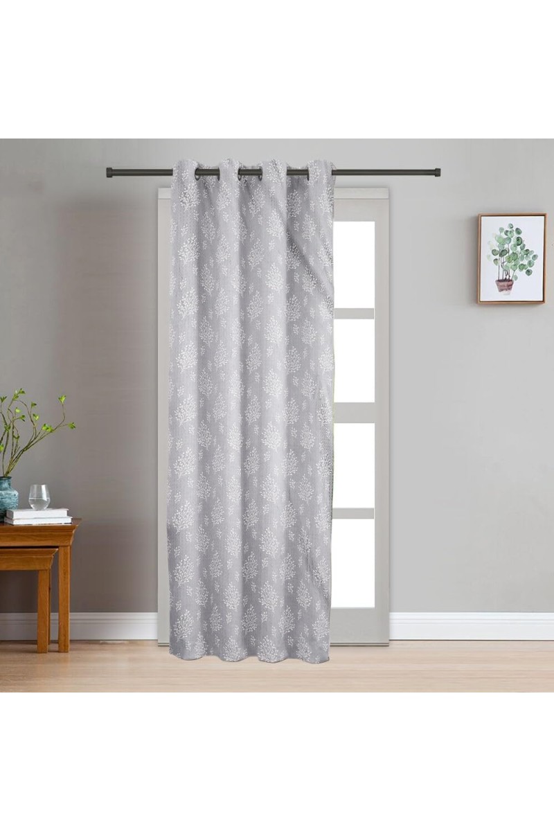 Home Beautiful 7ft. Light Grey Polyester Curtain - (M2764)