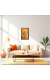 Surya Bhagavan Digital Golden Balck Color Photo Frame | Hindu Religious Wall Decor | 10x16 Inches - Inspirational Wall Art for Office, Home Decor - Ideal Spiritual Gift (F16647)