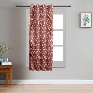 Home Beautiful 5ft. Maroon Polyester Curtain - (M2727)