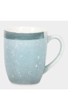 Hitech Sales 320 ml Stoneware Mug Blue | Microwave Safe Ceramic Cup | Ideal for Daily Use