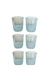 Small Tea Glass Set of 6 | Chai, Milk & Coffee Drinking Glasses | Clear Transparent Durable Glass Tumblers for Home, Kitchen & Office Use.