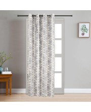Home Beautiful 7ft. Light Grey Polyester Curtain - (M2753)