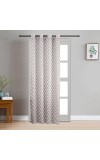 Home Beautiful 7ft. Grey Polyester Door Curtain - (M2864)
